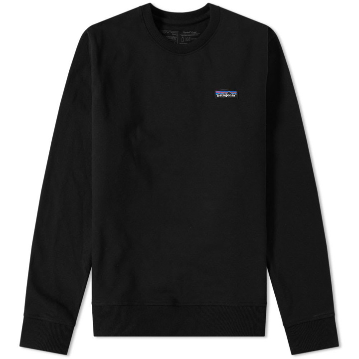 Photo: Patagonia P-6 Label Uprisal Crew Sweat Black