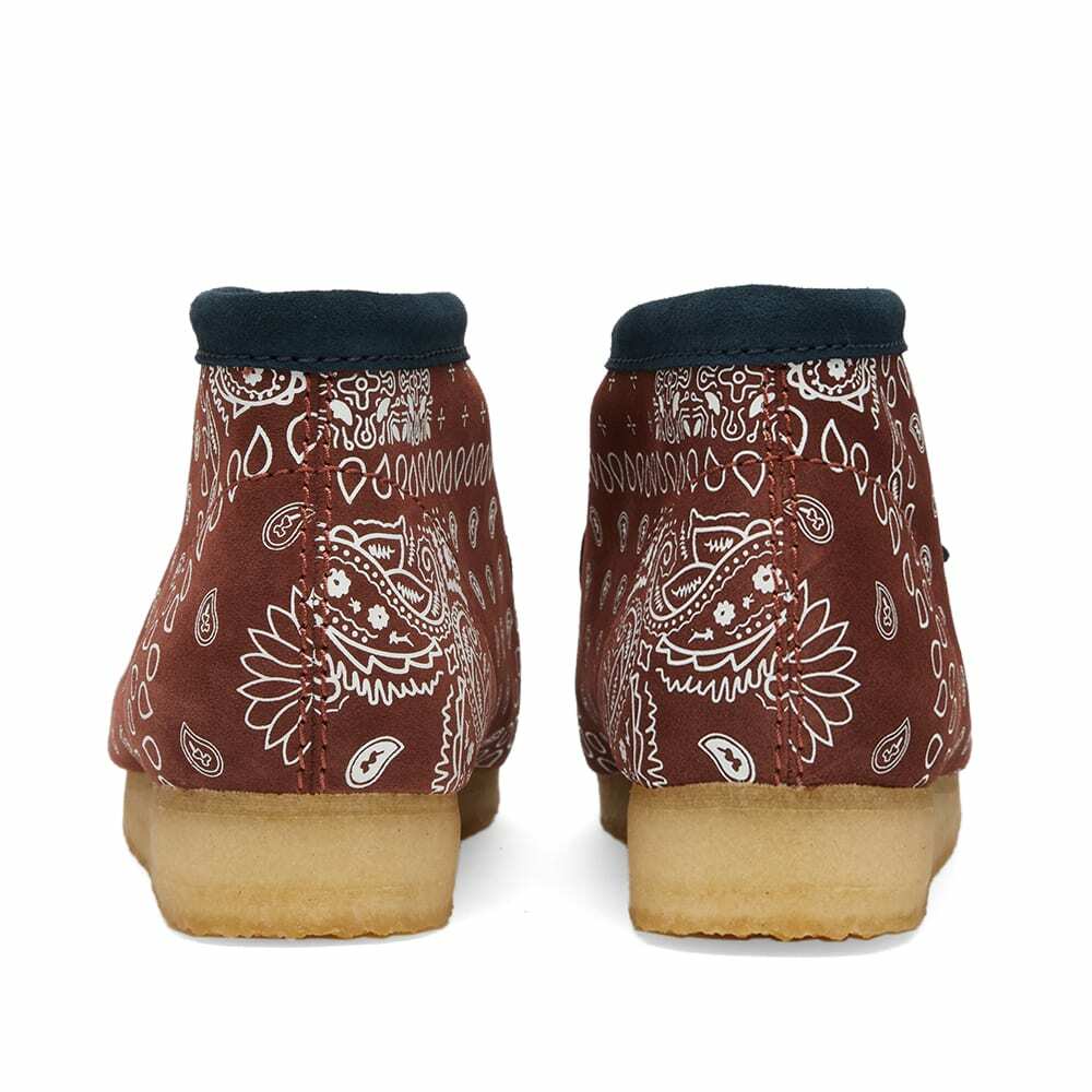 Clarks Men's Wallabee Boot in Brick Paisley Clarks Originals