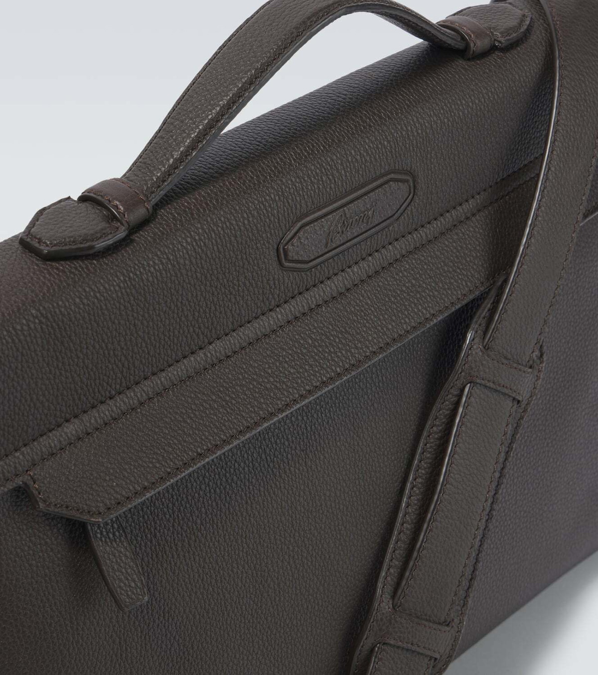Brioni Leather briefcase