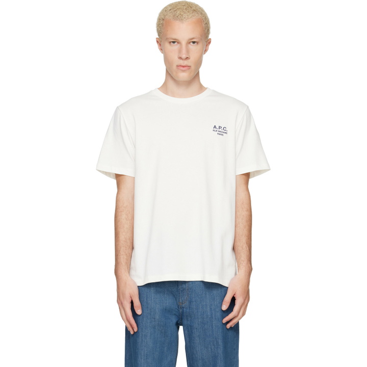 Photo: A.P.C. Off-White Standard 'Rue Madame' T-shirt