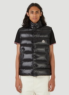 Tibb Down Vest Jacket in Black