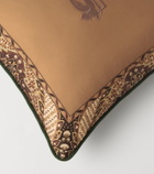 Etro Printed cotton cushion