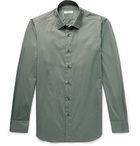 Boglioli - Slim-Fit Cotton Oxford Shirt - Men - Gray green