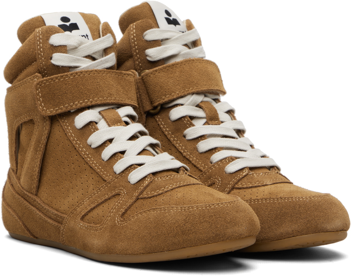 Isabel Marant Brown Senny High Sneakers