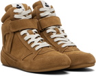 Isabel Marant Brown Senny High Sneakers