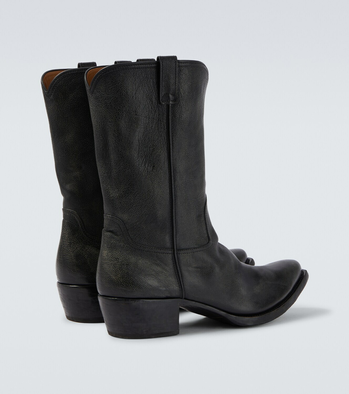 Prada Leather cowboy boots