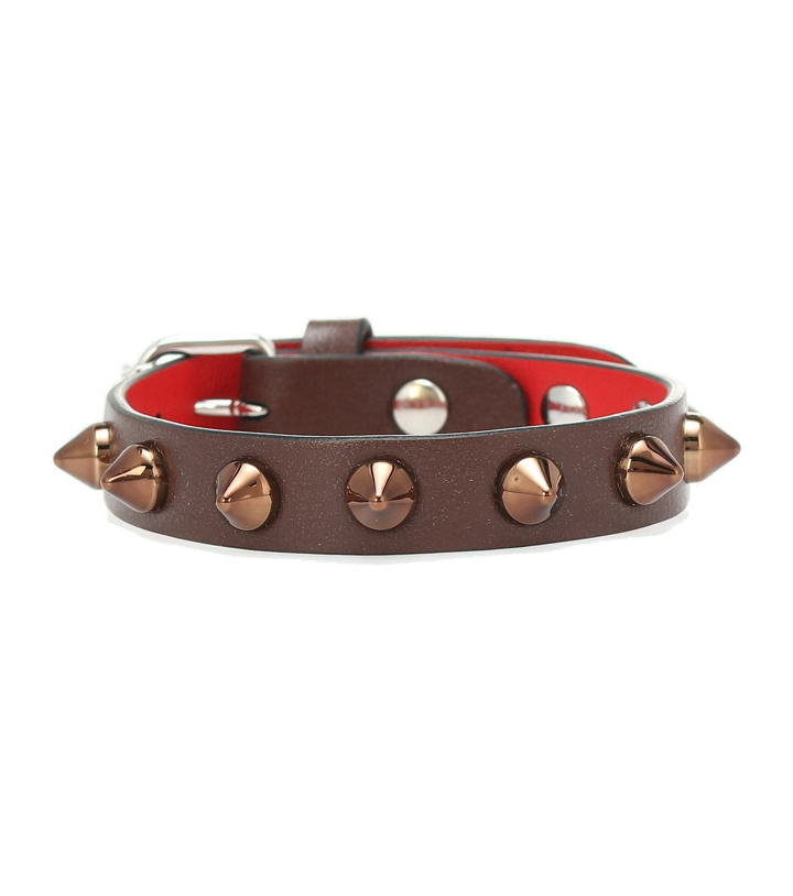 Photo: Christian Louboutin - Loubilink studded leather bracelet