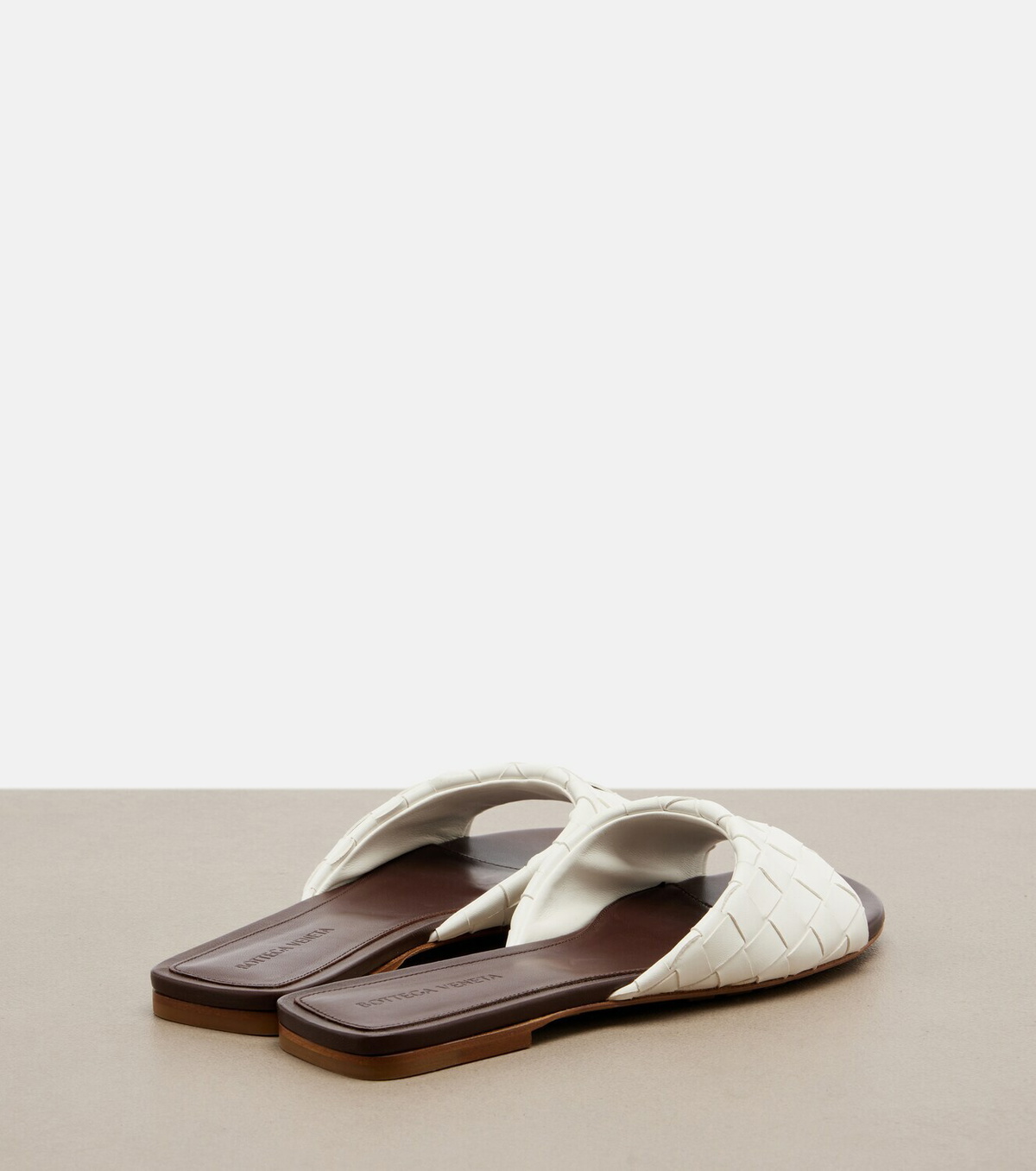 Bottega Veneta Livia leather mules