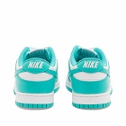Nike Men's Dunk Low Retro Sneakers in White/Clear Jade