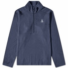 Haglofs Men's Buteo Half Zip Fleece in Tarn Blue