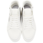 Fendi White Forever Fendi Hybrid High-Top Sneakers