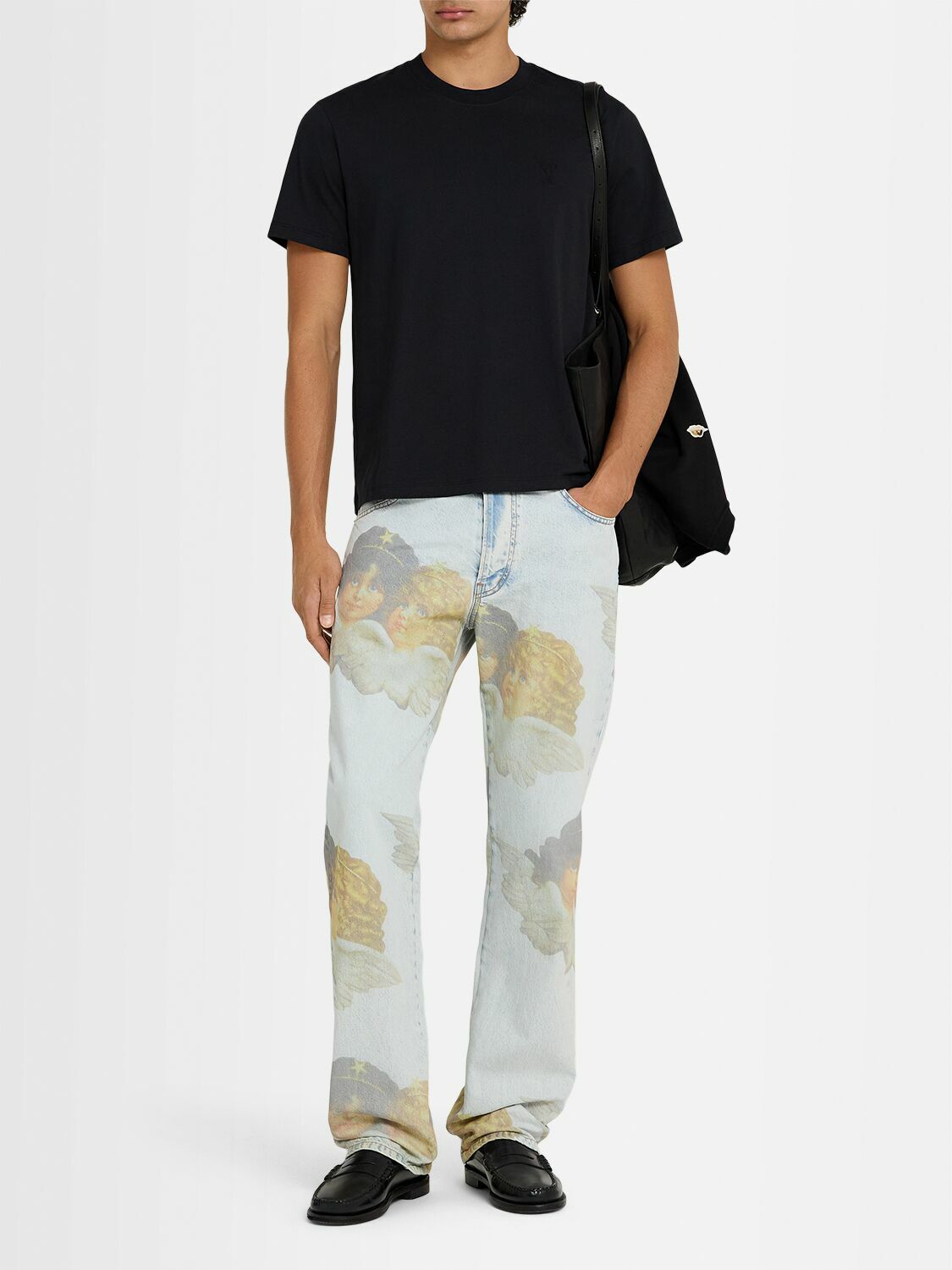 FIORUCCI Angel Print Straight Fit Jeans
