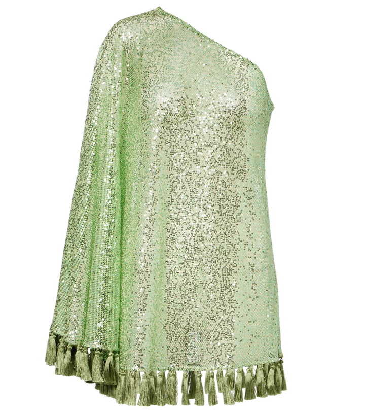 Photo: Taller Marmo Es Trench one-shoulder sequined minidress