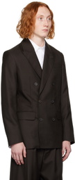 Mark Kenly Domino Tan Studio Brown Jacob Blazer