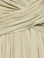 PHILOSOPHY DI LORENZO SERAFINI Draped Stretch Tulle Long Dress