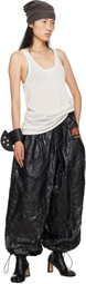 LU'U DAN Black Shell Sweatpants