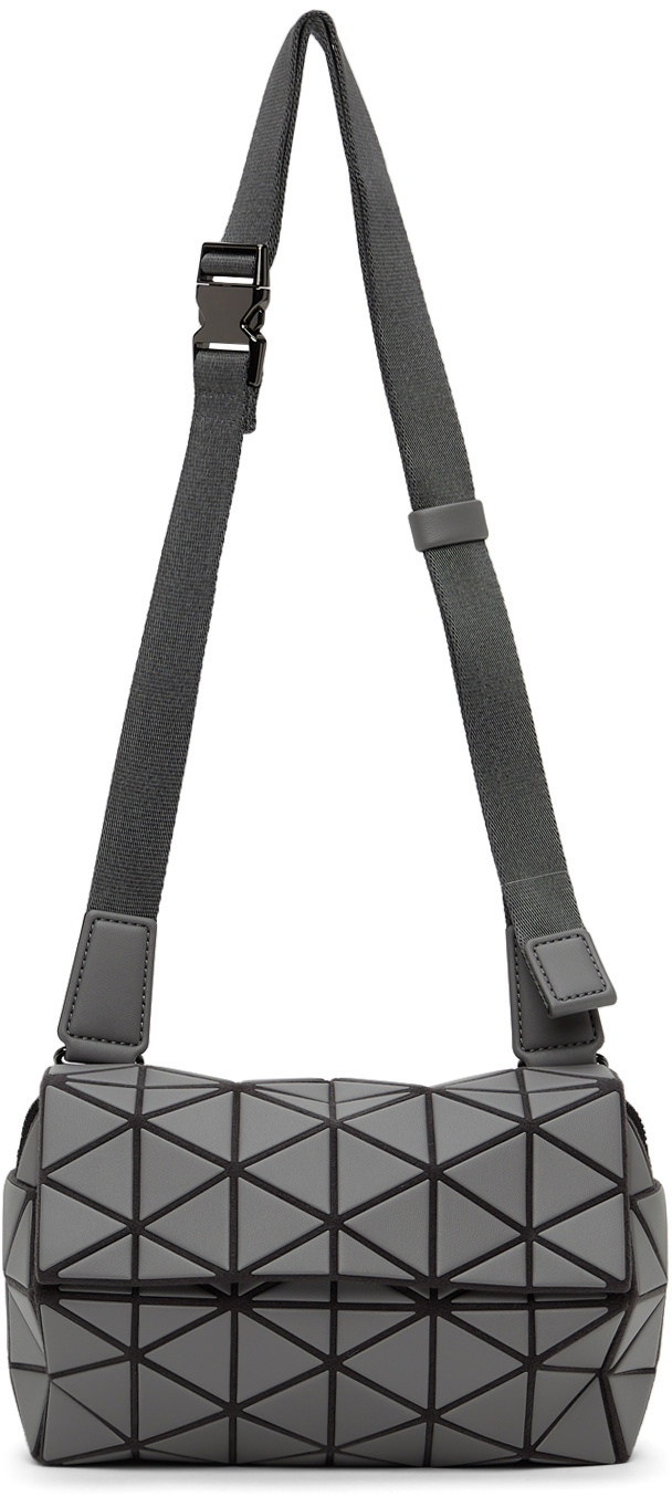 Bao Bao Issey Miyake Grey Hexagon Crossbody Bag Bao Bao
