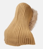 Goldbergh Naomi faux fur-trimmed hood