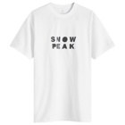 Snow Peak Men's Snowpeaker T-Shirt Camper in White