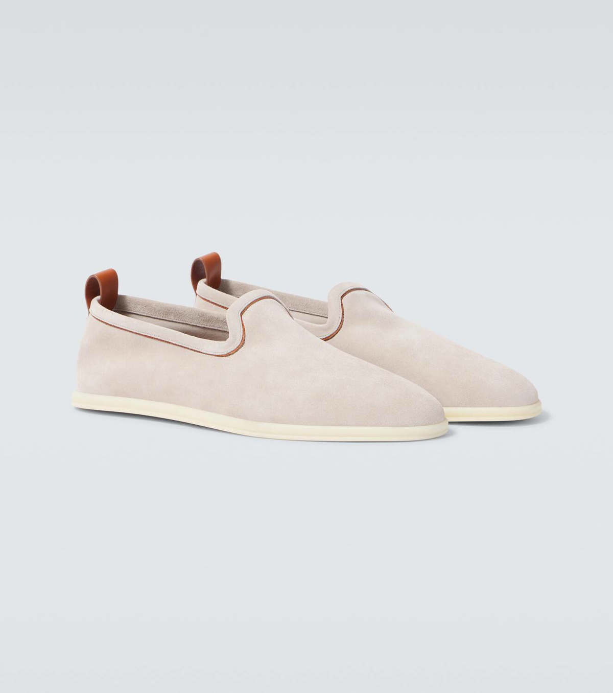 Loro Piana Venice Walk suede loafers Loro Piana display picture 2
