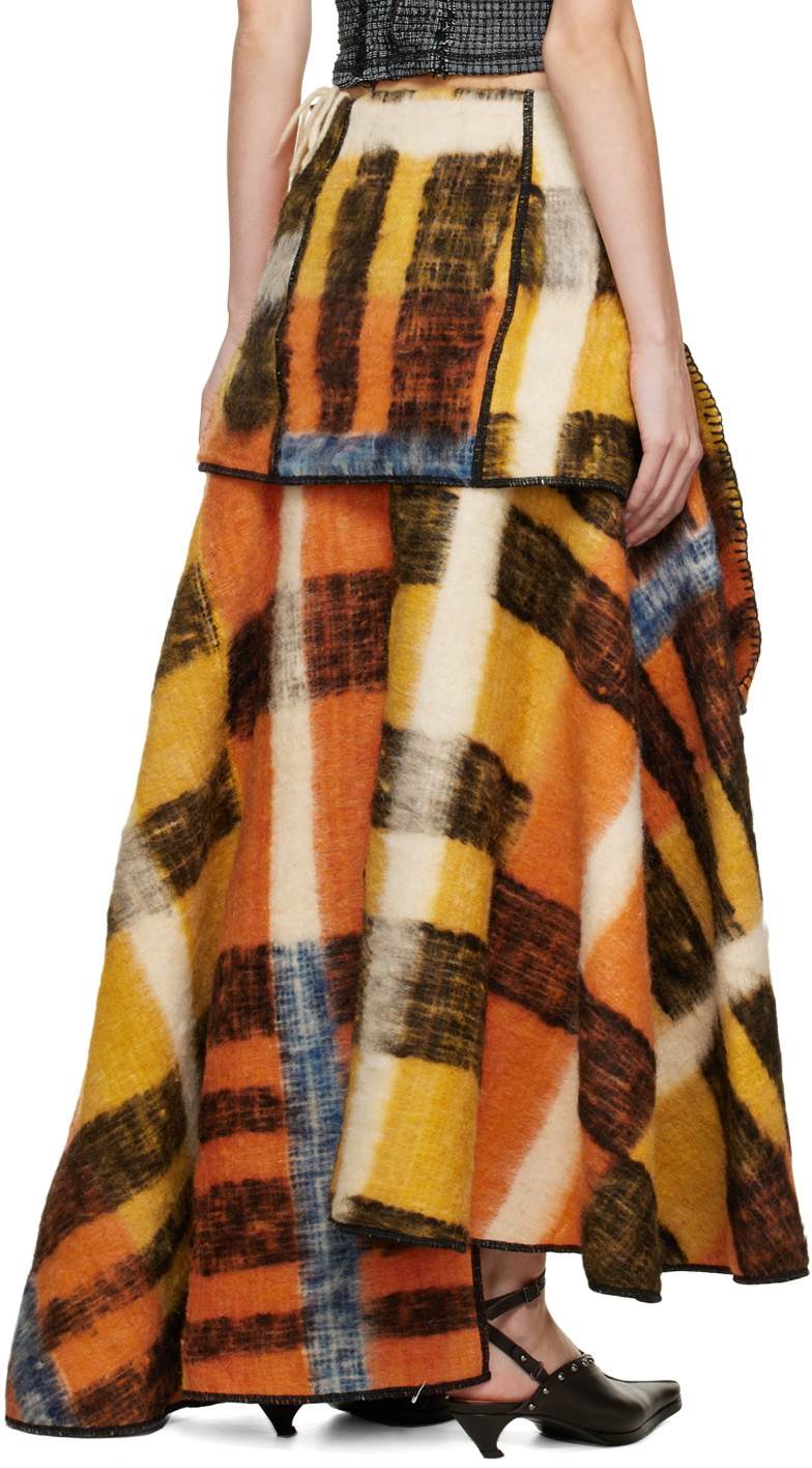Luna Del Pinal Multicolor Blanket Skirt