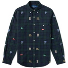 Polo Ralph Lauren Black Watch Tartan Embroidered Button Down Shirt