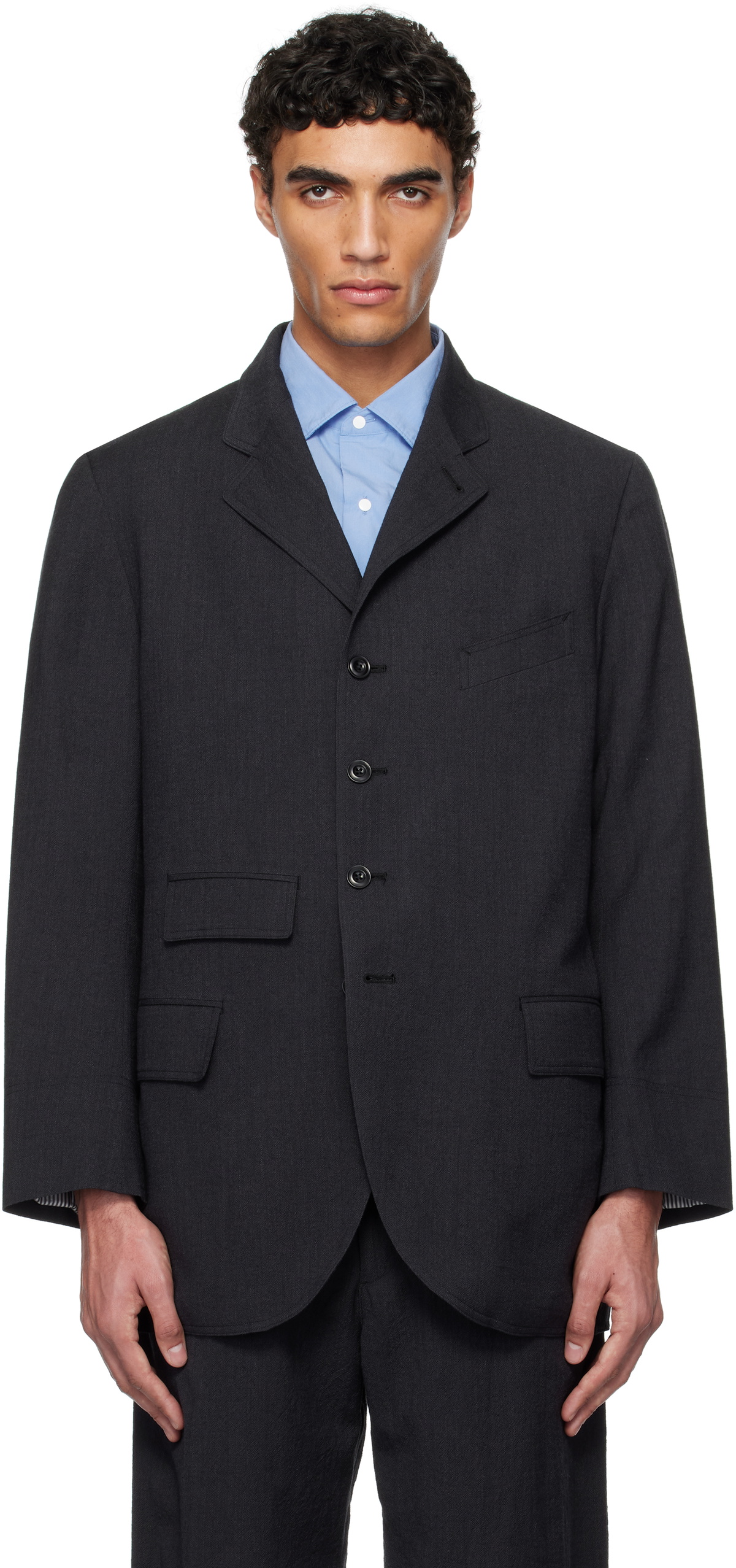 nanamica Gray Sack Blazer