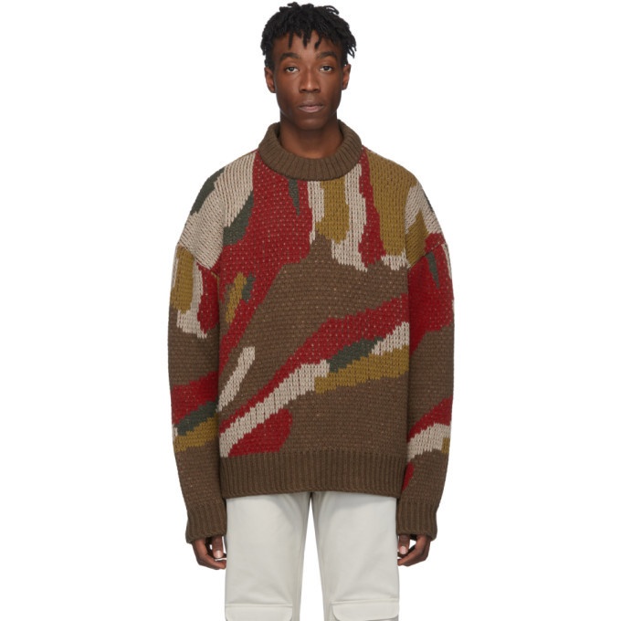 Photo: Han Kjobenhavn Brown and Multicolor Bulky Sweater