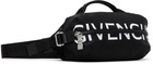 Givenchy Black G-Zip Nylon Pouch