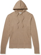 Officine Générale - Elie Cotton and Linen-Blend Hoodie - Brown