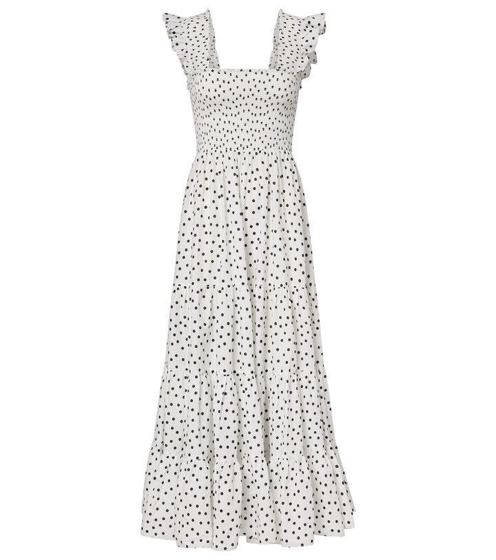 Photo: Rixo Kendall polka-dot cotton maxi dress