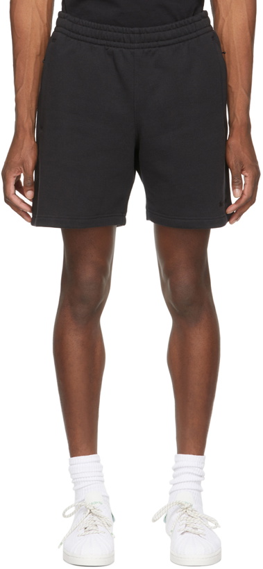 Photo: adidas Originals x Pharrell Williams Black Basics Sweat Shorts