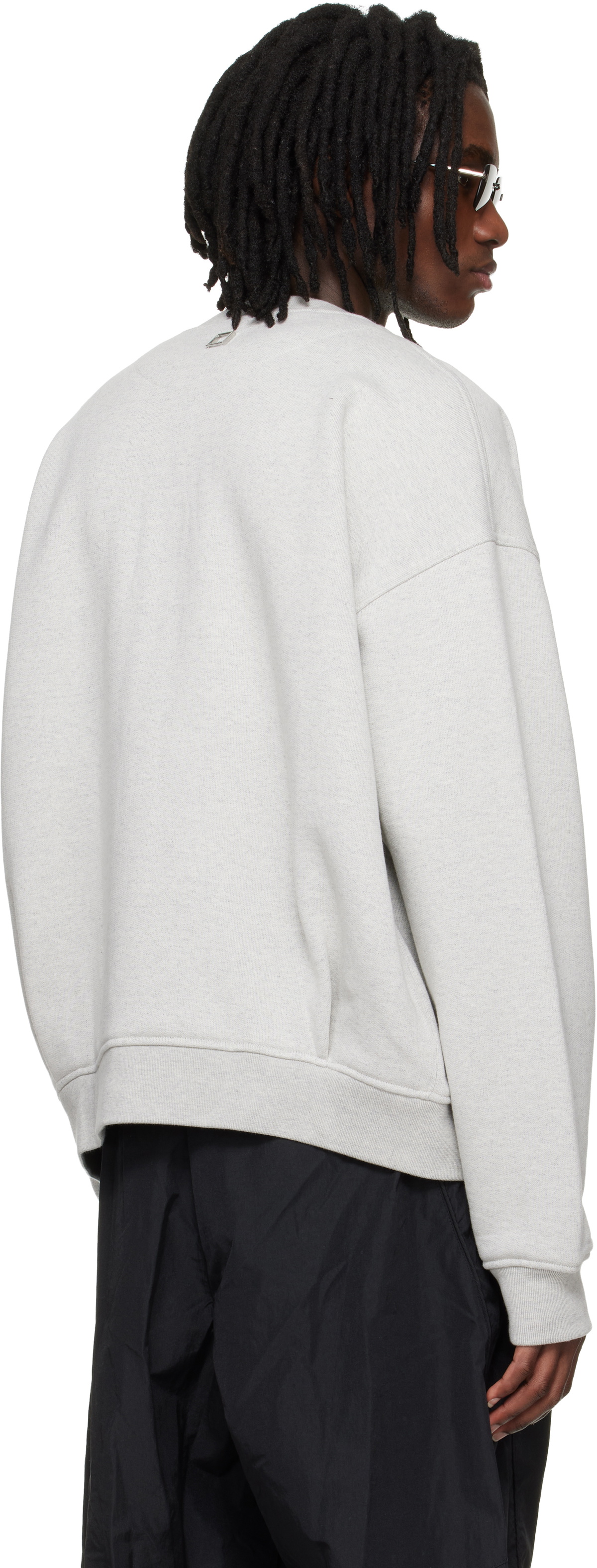 WOOYOUNGMI Gray Cardigan Sweatshirt