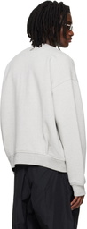 WOOYOUNGMI Gray Cardigan Sweatshirt
