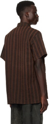 UMA WANG Brown Terry Shirt