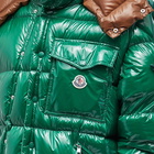 Moncler Men's Karakorum Down Filled Nylon Jacket in Green