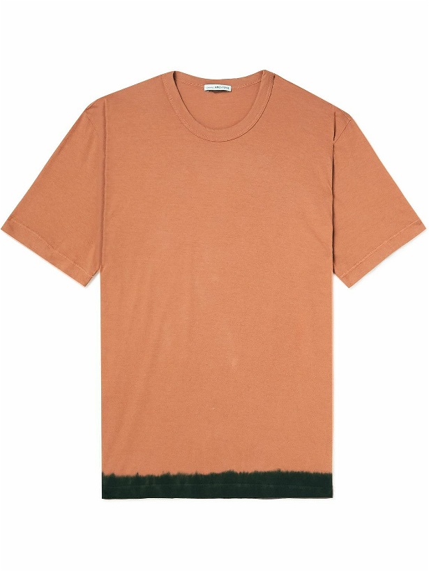 Photo: James Perse - Garment-Dyed Cotton-Jersey T-Shirt - Orange