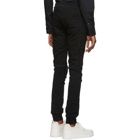 Balmain Black Slim-Fit Ribbed Jeans