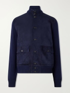 Ralph Lauren Purple label - Suede and Cashmere Jacket - Blue