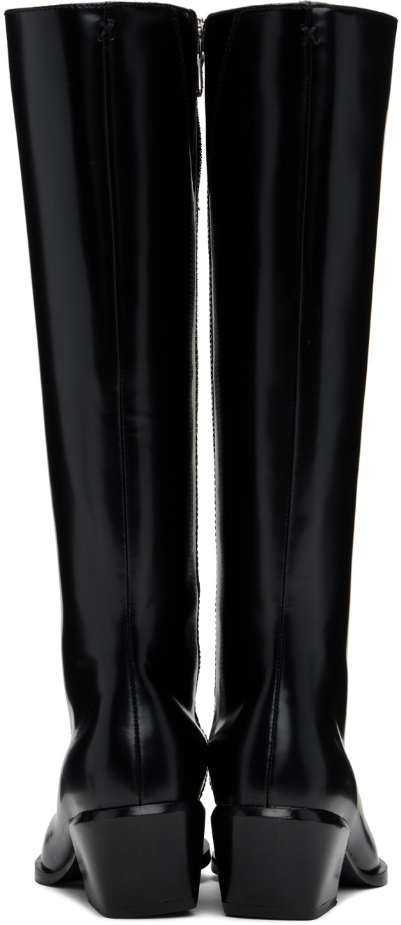 rag & bone Black Joni Knee High Tall Boots