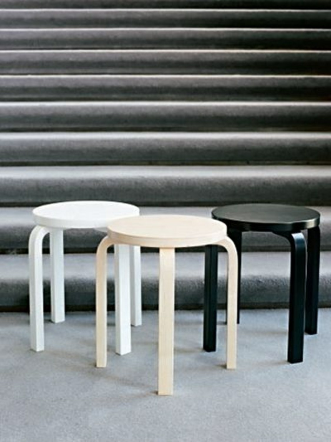 ARTEK E60 Wood Stool