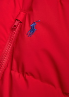 Polo Ralph Lauren Logo-embroidered Padded Shell Jacket Red