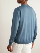 Paul Smith - Slim-Fit Striped Merino Wool Cardigan - Blue