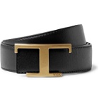 Tod's - 3.5cm Reversible Leather Belt - Black
