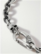 Jam Homemade - Revolution Skull Silver Diamond Bracelet - Silver