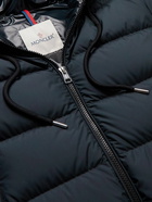 Moncler - Cardere Logo-Print Quilted Shell Hooded Down Jacket - Black