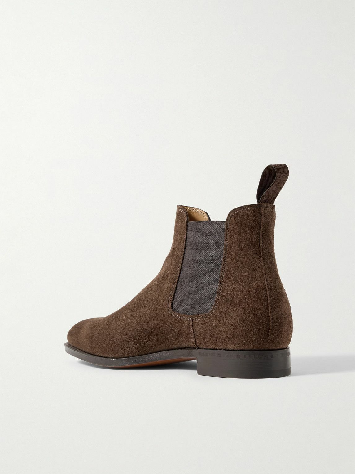 John Lobb - Lawry Suede Chelsea Boots - Brown