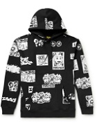 iggy - Merch Table Printed Cotton-Jersey Hoodie - Black