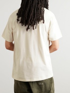 DIME - Logo-Print Cotton-Jersey T-Shirt - Neutrals
