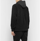 Nike - Shell-Panelled Fleece Hoodie - Black